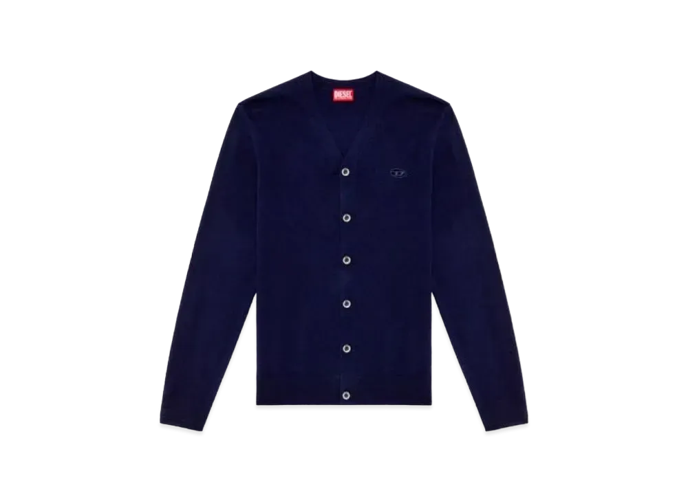 Diesel K-Zannis Knit Cardigan "Dark Blue"