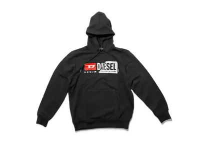 Diesel Logo Hoodie "Black"