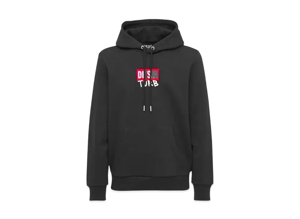 DIESEL Pullover Hoodie "Black"