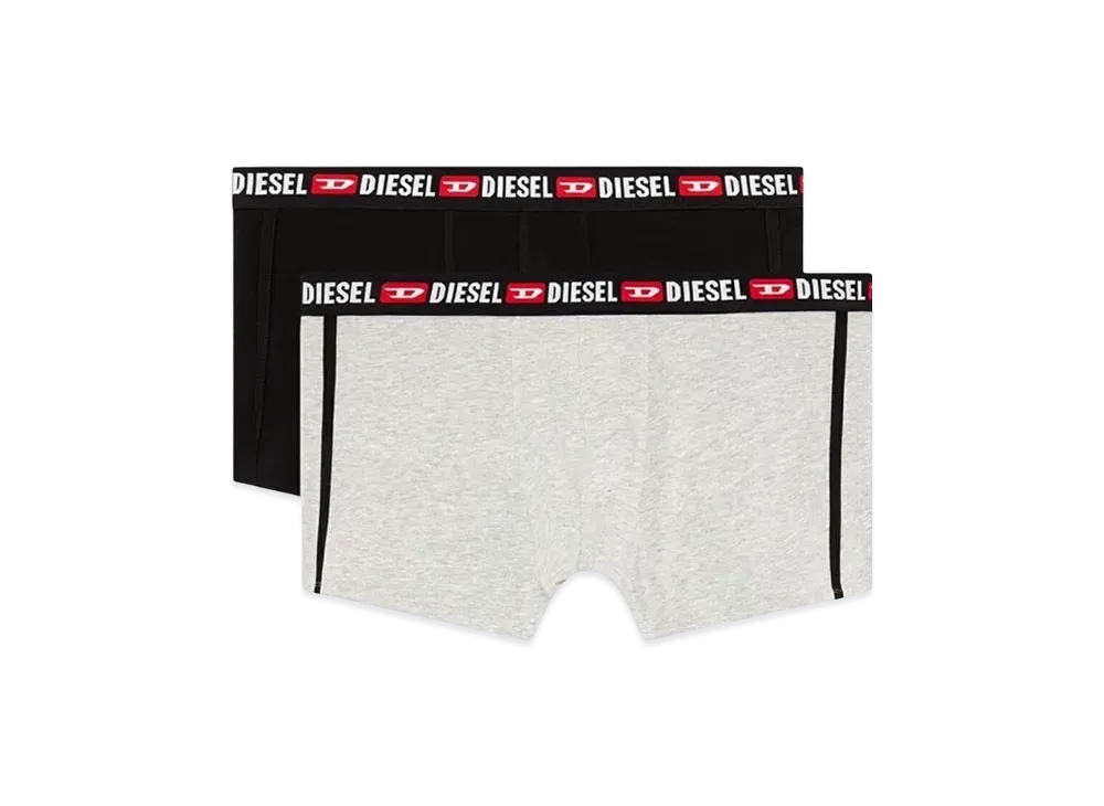 Diesel Two Pack Boxers "Black/Grey"