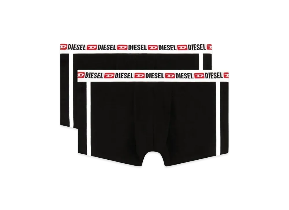 Diesel Two Pack Boxers "Black/Black"