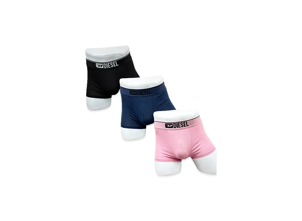 Diesel Three Pack Boxers "Pink Color Set"