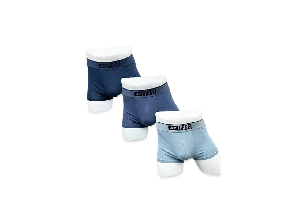 Diesel Three Pack Boxers "Blue Color Set"