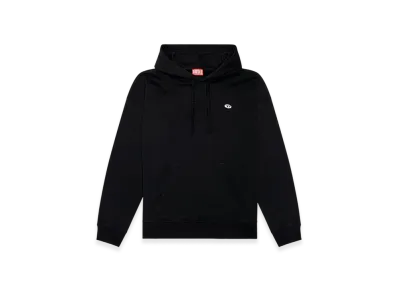 Diesel S-Rob-Hood-Doval-Pj Hoodie With Oval D Patch "Black"
