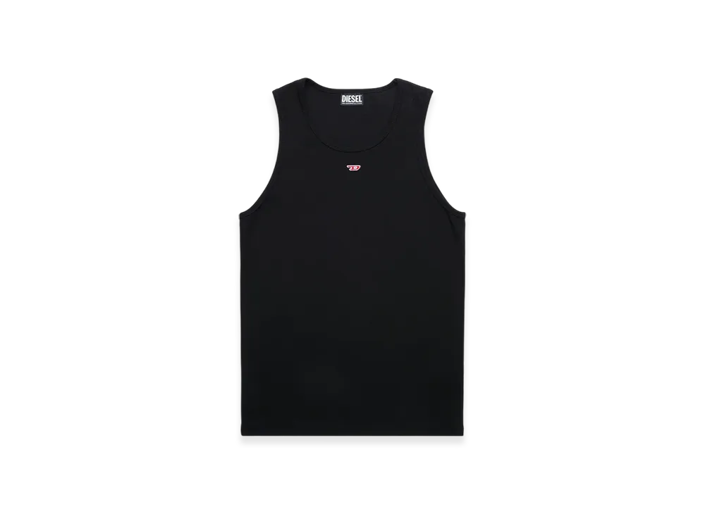 Diesel T-Lifty-D Tank Top With Mini D Logo Patch "Black"
