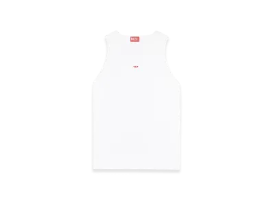 Diesel T-Lifty-D Tank Top With Mini D Logo Patch "White"