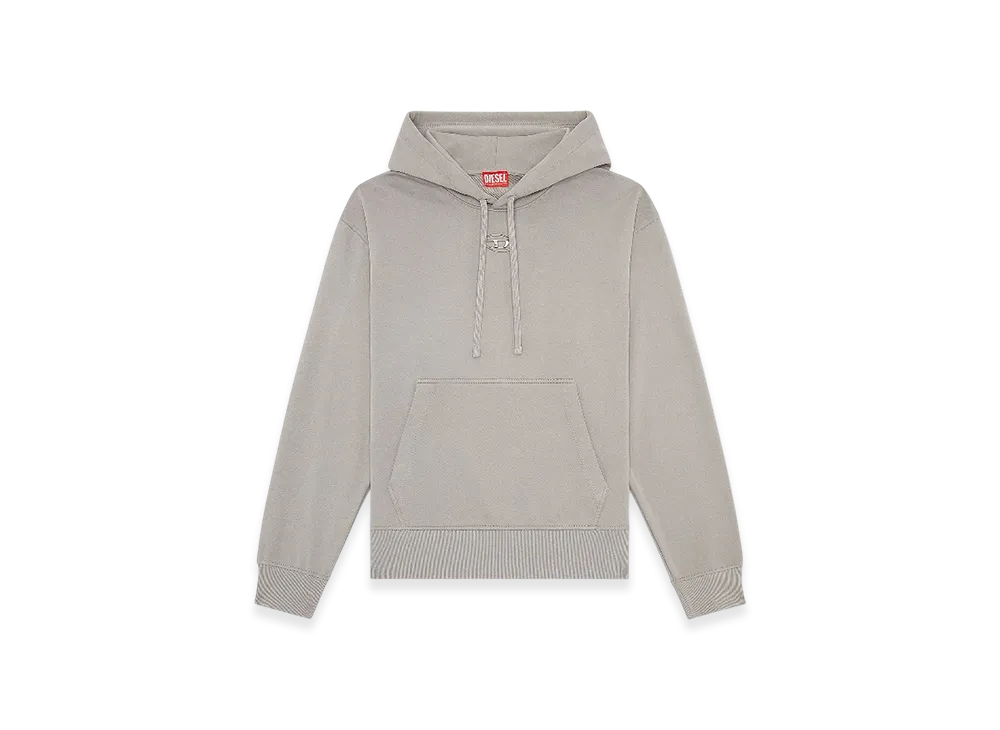 Diesel S-Macs-Hood-Od Sweatshirt Hoodie Oval D "Gray"