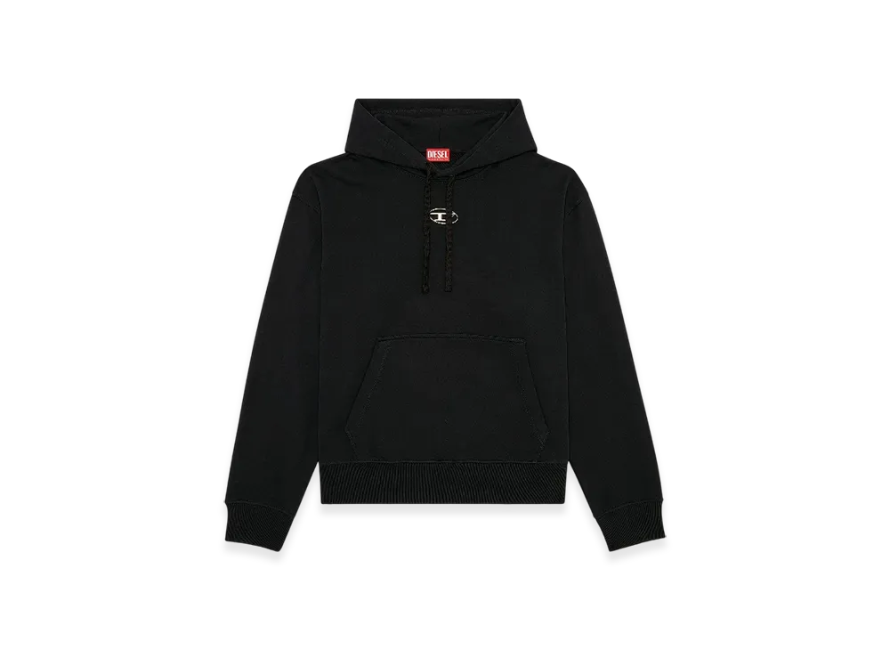 Diesel S-Macs-Hood-Od Sweatshirt Hoodie Oval D "Black"