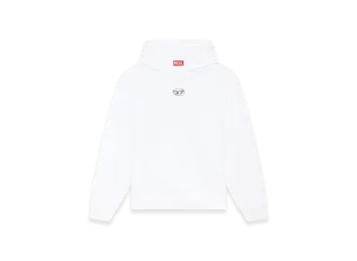 Diesel S-Macs-Hood-Od Sweatshirt Hoodie Oval D "White"