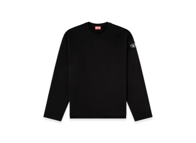 Diesel S-Macsis-Od Sweatshirt With Metallic Logo "Black"