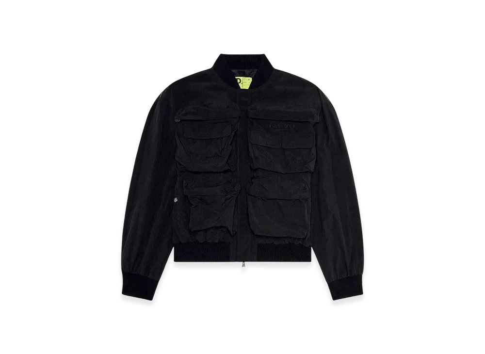 Diesel J-Stain-Short Jacket Nylon Big Pocket "Black"