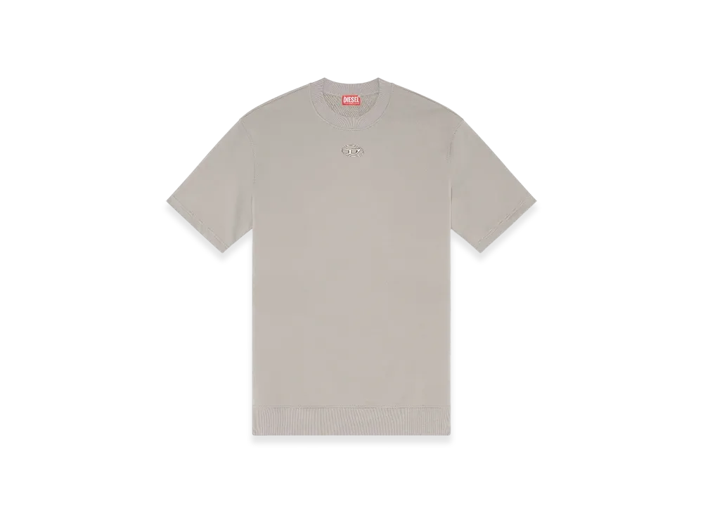 Diesel S-Cooling-L1 Sweatshirt Pullover Short Sleeve "Light Grey"