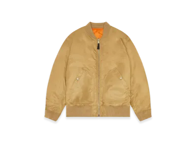 Diesel J-Held Bomber In Padded Nylon With Oval D "Light Brown"