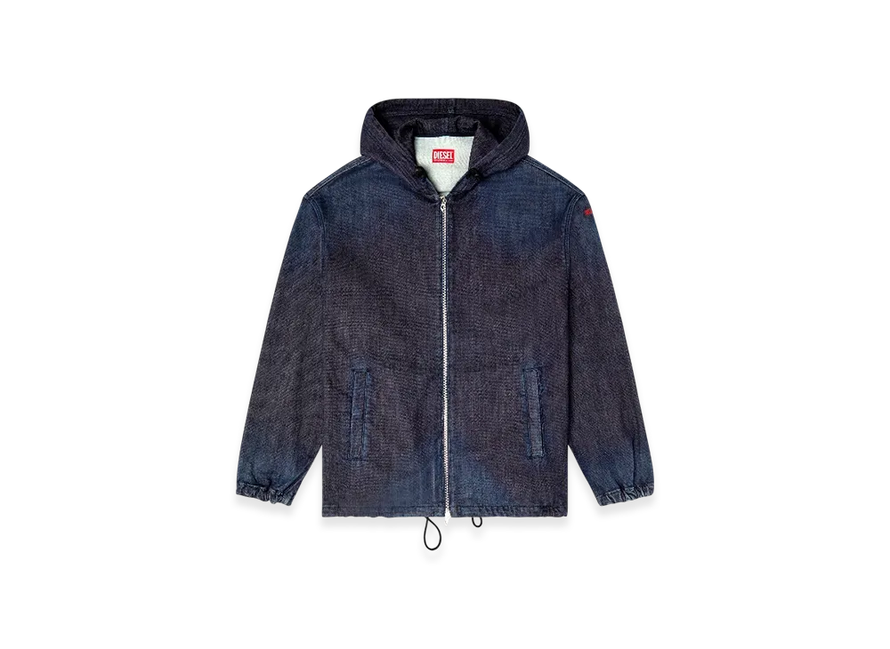 Diesel D-Wynny Jogg Hooded Jogg Jeans Jacket "Dark Blue"