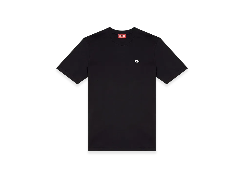 Diesel T-Adjust-Doval-Pj T-Shirt With Oval D Patch "Black"