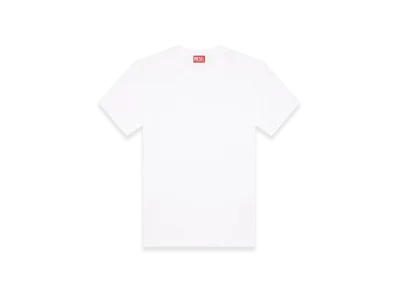 Diesel T-Boxt-Od T-Shirt With Embroidered Oval D "White"