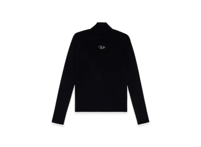 Diesel K-Zackary Mock-Neck Jumper With Oval D "Black"
