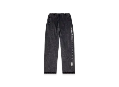 Diesel P-Luis Track Pants With Denim Effect "Black"