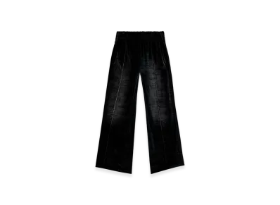 Diesel P-Ozamp-Band Faded Velvet Track Pants "Black"