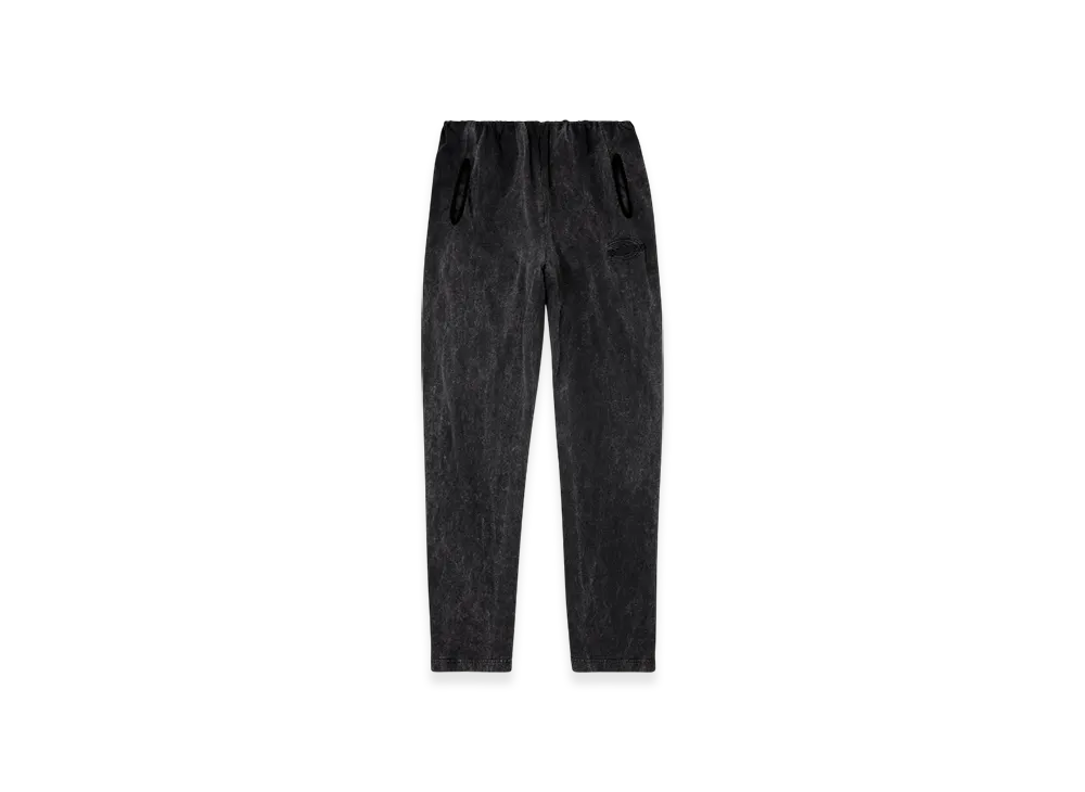 Diesel P-Markle Treated Sweatpants With Gathered Waist "Black"