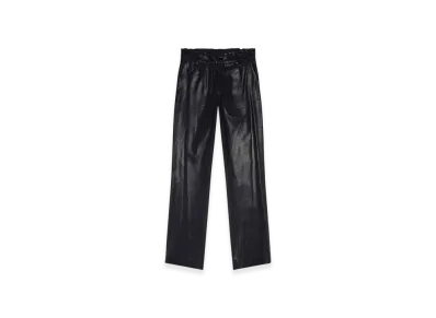 Diesel P-Kiley-Heav Cool Wool Pants With Denim-Trim Waist "Black"