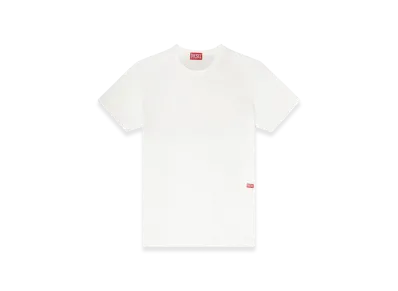 Diesel T-Adjust-Slits-R13 T-Shirt With Runway Set Print "White"