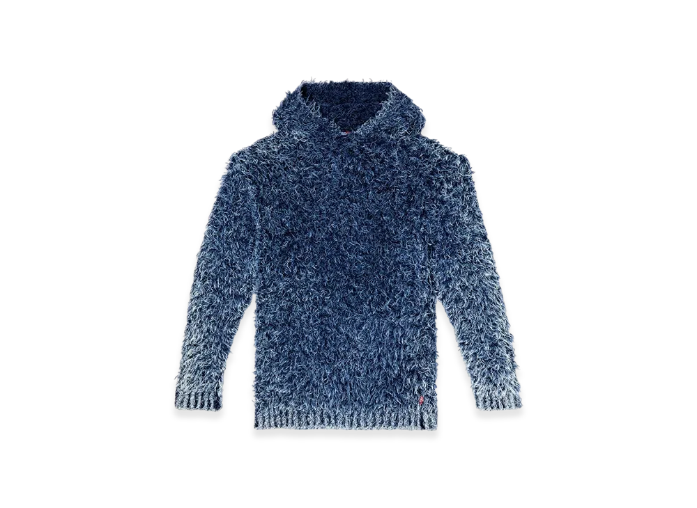 Diesel K-Dave Textured Knit Hoodie 