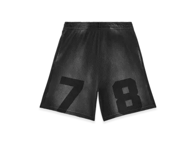 Diesel P-Tain-Mesh Jersey And Mesh Shorts With Faded Effect "Black"