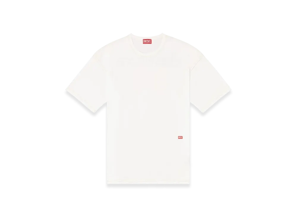 Diesel T-Boxt-R18 T-Shirt With Apple Core Print "White"
