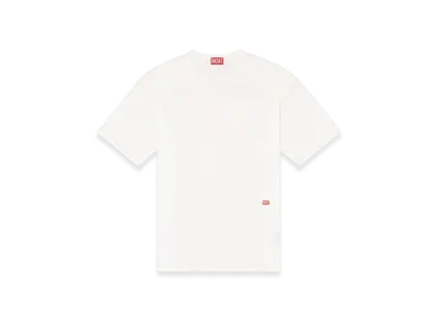 Diesel T-Boxt-R18 T-Shirt With Apple Core Print "White"