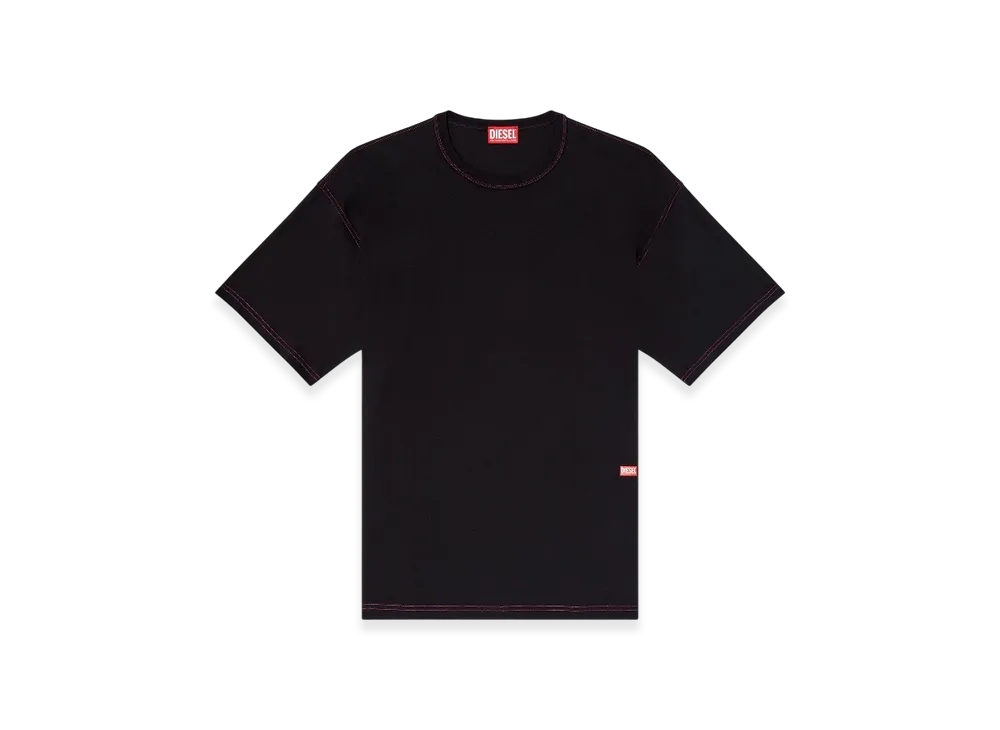 Diesel T-Boxt-R18 T-Shirt With Apple Core Print "Black"