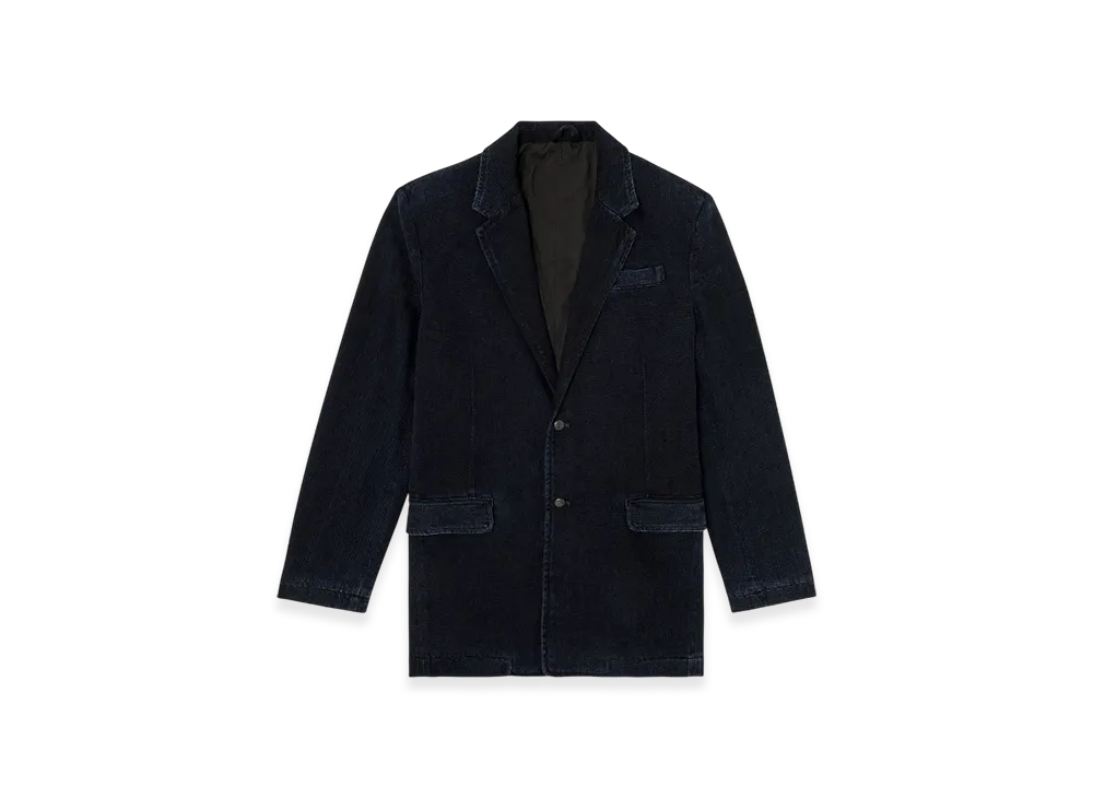 Diesel D-Reger-D Blazer In Lightly Treated Denim "Dark Blue"