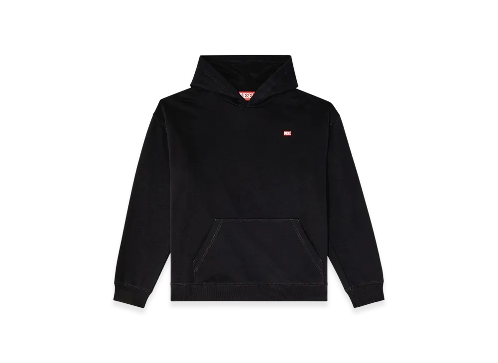 Diesel S-Boxt-Hood-R11 Hoodie With Runway Set Print "Black"