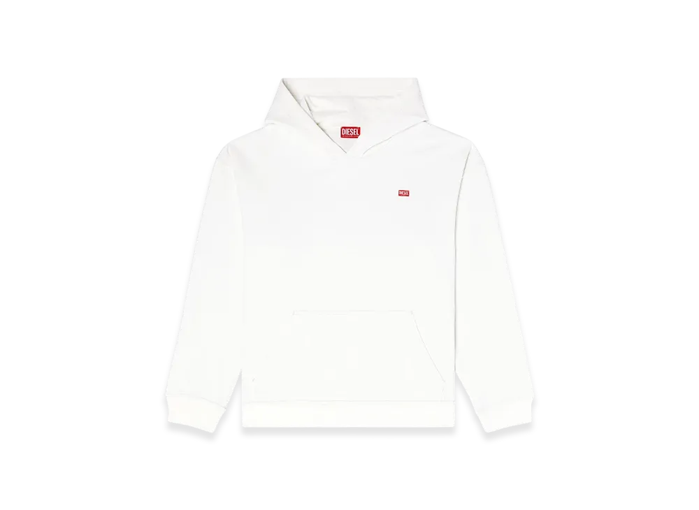 Diesel S-Boxt-Hood-R11 Hoodie With Runway Set Print "White"