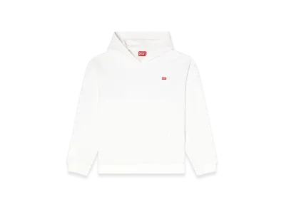 Diesel S-Boxt-Hood-R11 Hoodie With Runway Set Print "White"