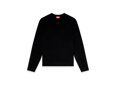 Diesel K-Valiam Wool Jumper With Cut-Out Logo "Black"