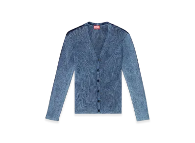 Diesel K-Ardi-D Indigo-Knit Cardigan "Blue"