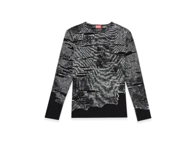 Diesel K-Cadmo Jumper With Engineered Distressing "Black"
