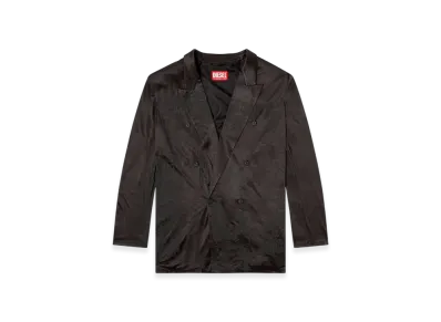 Diesel J-Pekka-Plain Tailored Jacket In Jersey "Black"