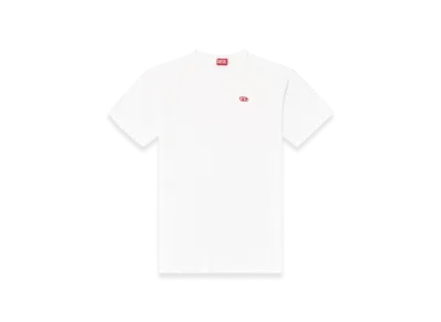 Diesel T-Boxt-T6 T-Shirt With Red Oval D "White"