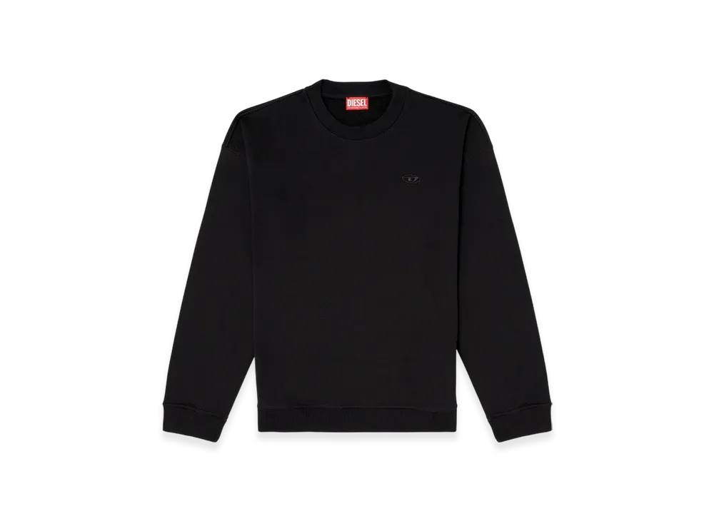 Diesel S-Boxt-T2 Sweatshirt With Oval D Logo "Black"