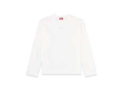 Diesel T-Boxt-LS-Int Long-Sleeve T-Shirt With PaneLS "White"