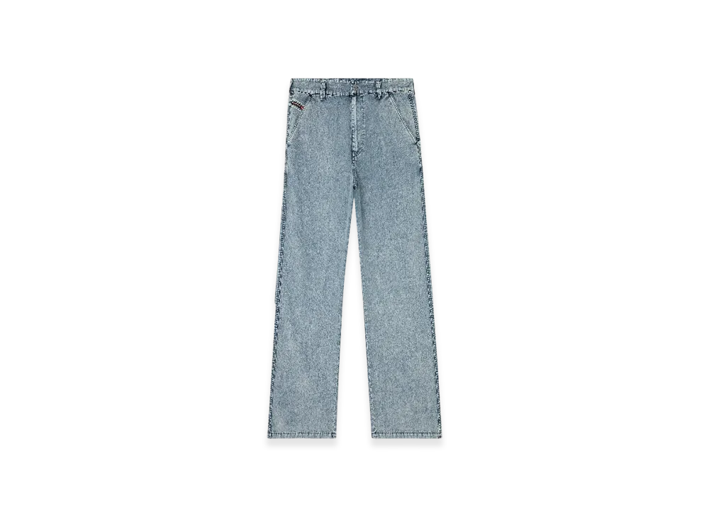 Diesel P-Hantik-Chino Chino Pants In Recycled Nylon Taslan "Light Blue"