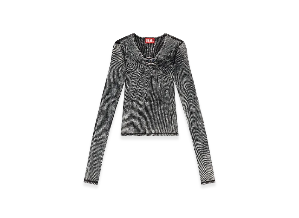 Diesel T-Respec-LS Tops "Dark Gray"