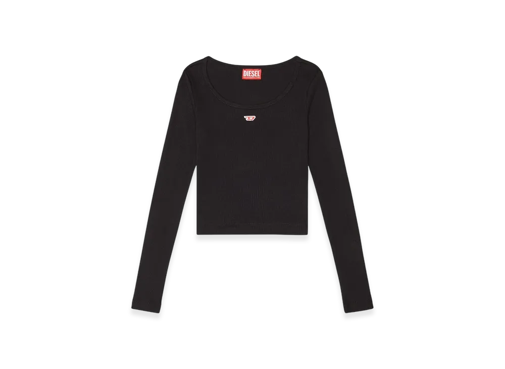 Diesel T-Ballet-D Long-Sleeved T-Shirt "Black"