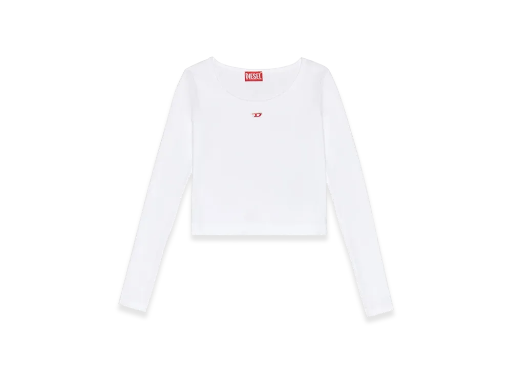 Diesel T-Ballet-D Long-Sleeved T-Shirt "White"