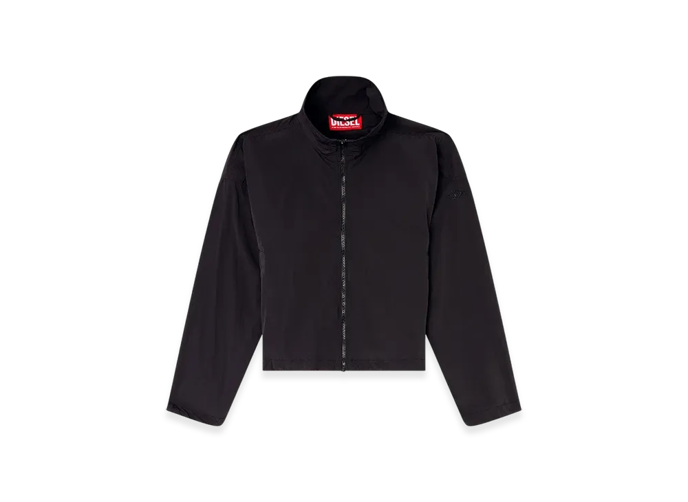 Diesel G-Leam Windbreaker In Compact Nylon "Black"