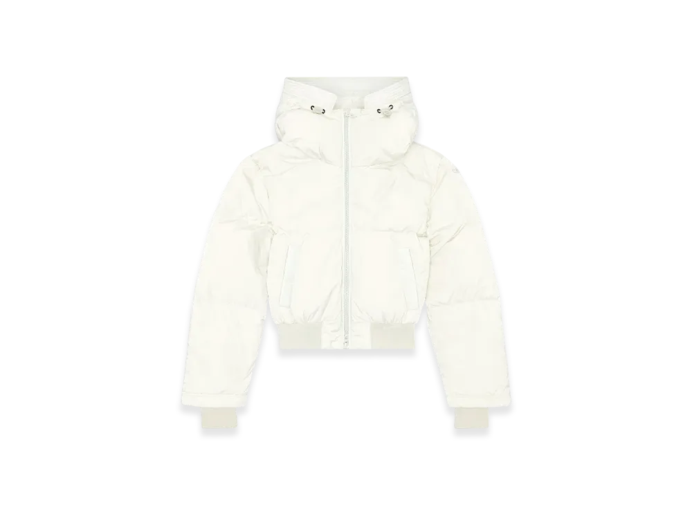 Diesel W-Peyt-Short-New-P1 Hooded Down Jacket In Crinkled
