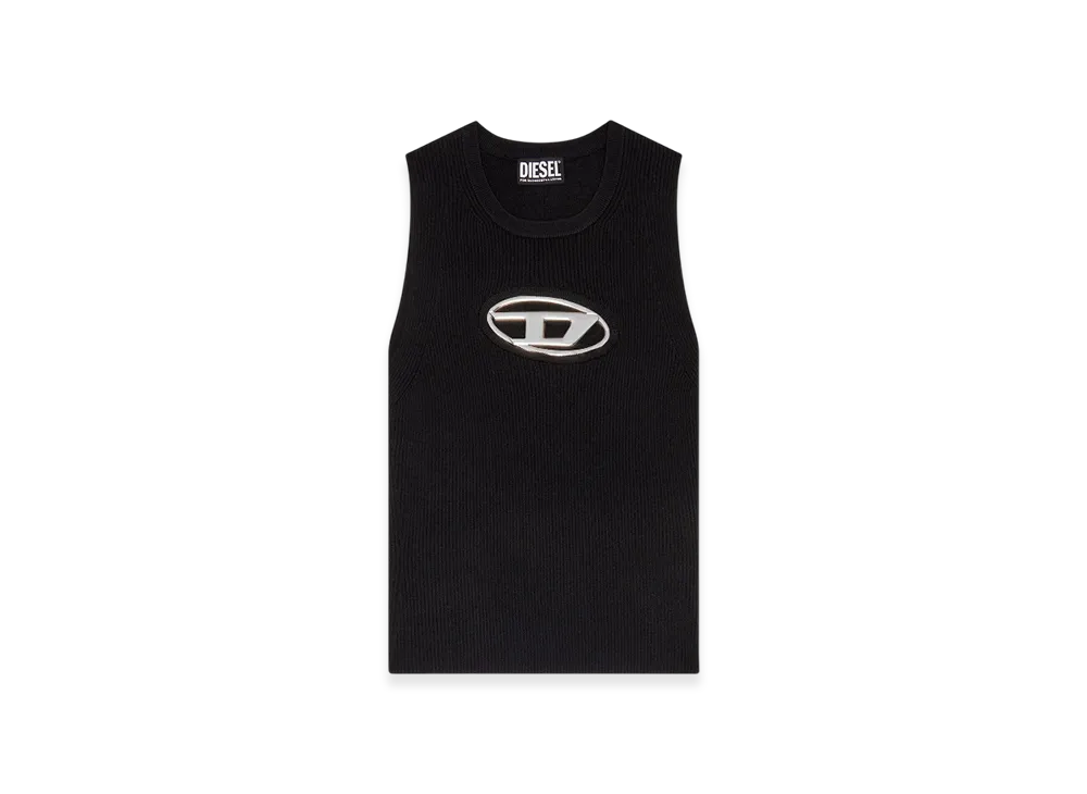 Diesel M-Onerva-Top Knit "Black White"