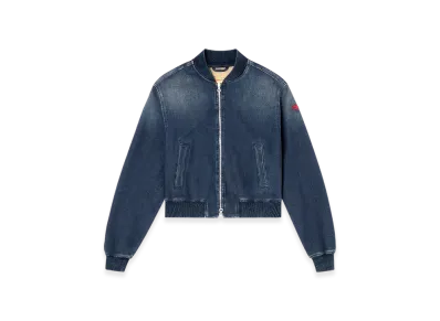 Diesel De-Kiddo Jogg Bomber Jacket In Dusty-Wash Joggjeans "Dark Blue"